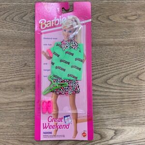 Barbie Great Weekend Fashions Doll Outfit Hiking Shorts‎ Top Shoes VTG